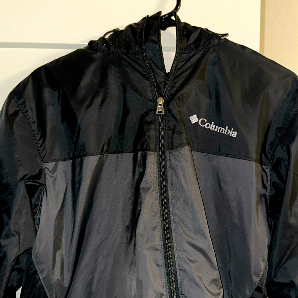 Columbia rain jacket Sherpa lining.